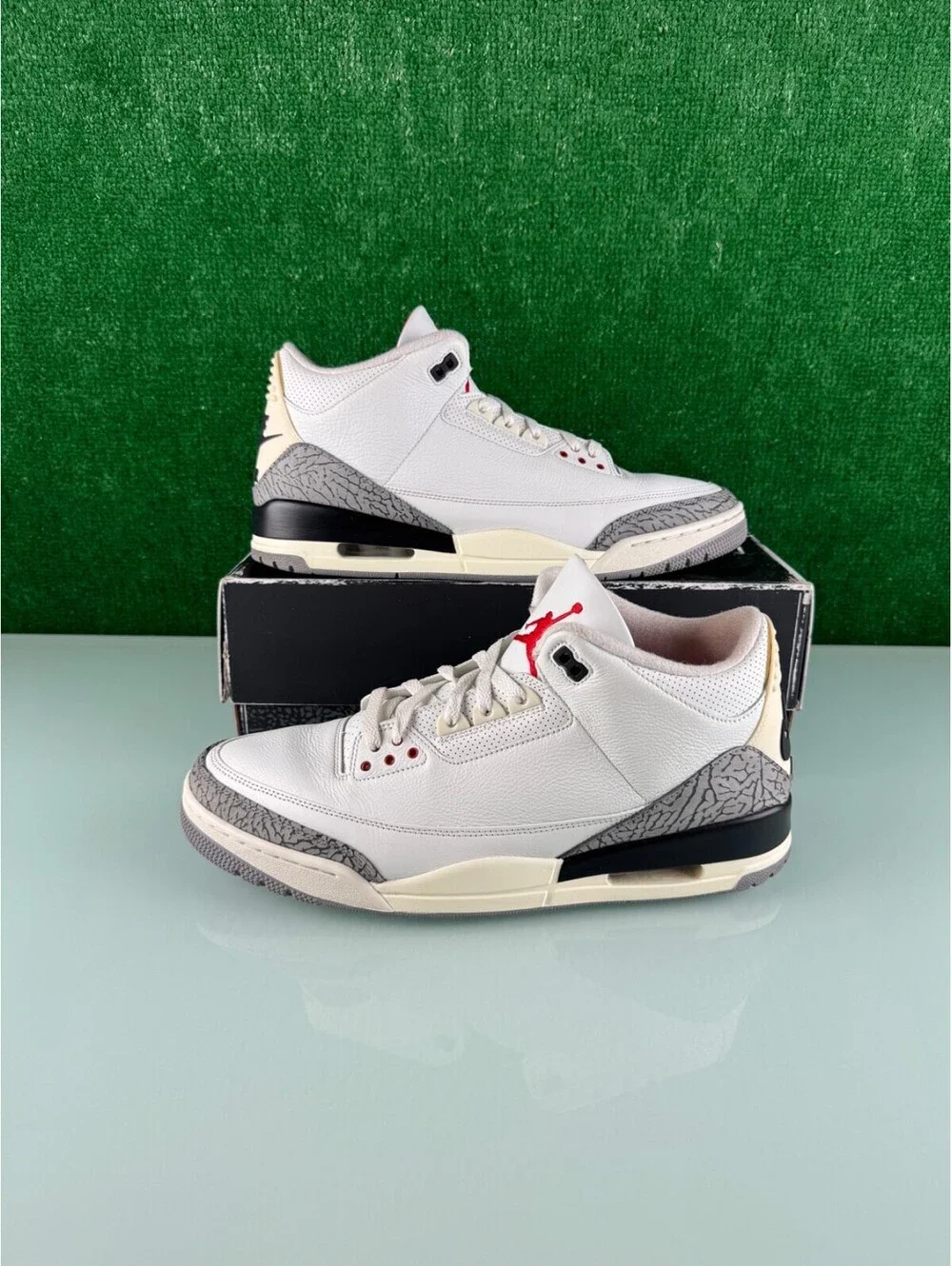 Size 15 - Jordan 3 Retro Mid White Cement Reimagined